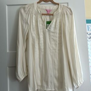 NWT Lilly Pulitzer Hollis Blouse size Small.